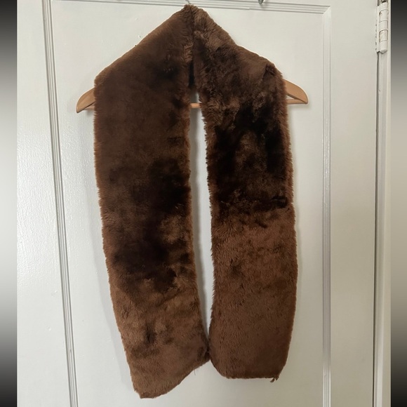 Vintage Faux Fur Collar Scarf-long & G.Fox Stroll - Picture 1 of 12